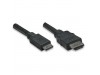 Кабель HDMI A to HDMI C (mini), 1.8m Manhattan (304955)