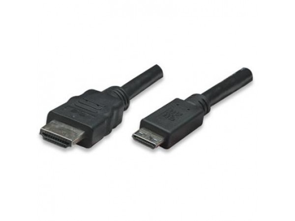 Кабель HDMI A to HDMI C (mini), 1.8m Manhattan (304955)