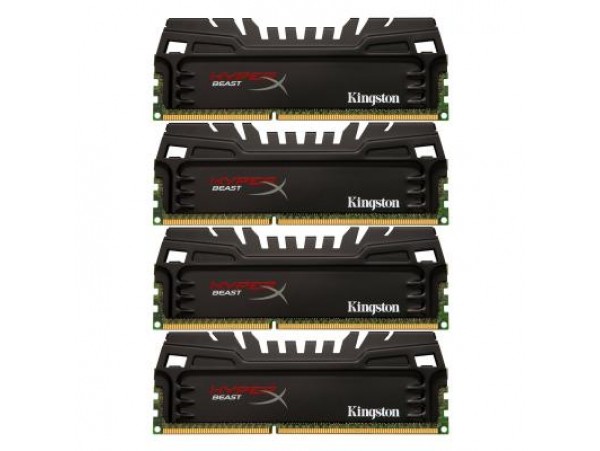 Модуль памяти DDR3 16GB (4x4GB) 2400 MHz Beast Kingston (HX324C11T3K4/16)
