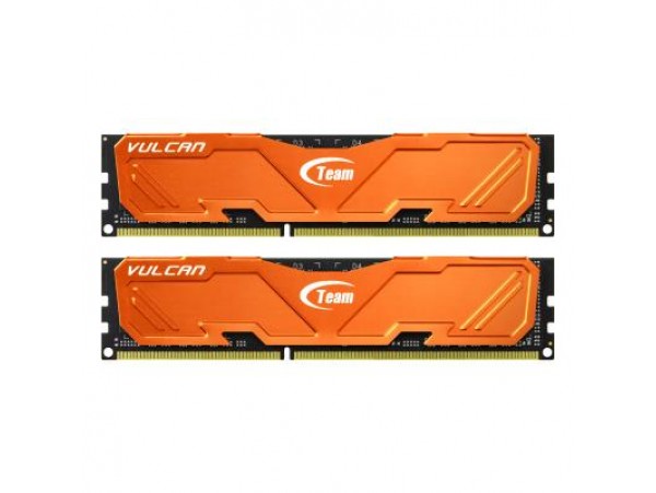 Модуль памяти DDR3 16GB (2x8GB) 2400 MHz Vulcan Orange Team (TLAED316G2400HC11CDC01)