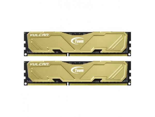 Модуль памяти DDR3 8GB (2x4GB) 2133 MHz Vulcan Yellow Team (TLYED38G2133HC10QDC01)