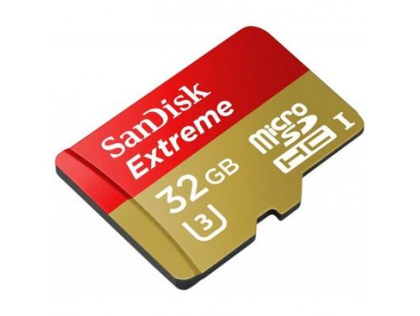 Карта памяти SANDISK 32GB microSDHC Class 10 UHS-I U3 (SDSDQXN-032G-G46A)