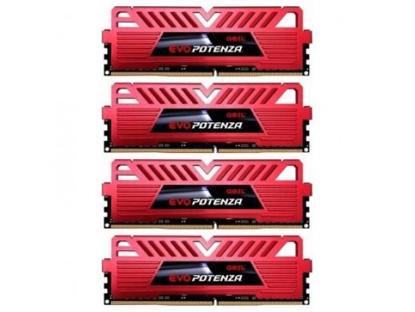 Модуль памяти DDR4 16GB (4x4GB) 2400 MHz POTENZA Heatsink System GEIL (GPR416GB2400C15QC)