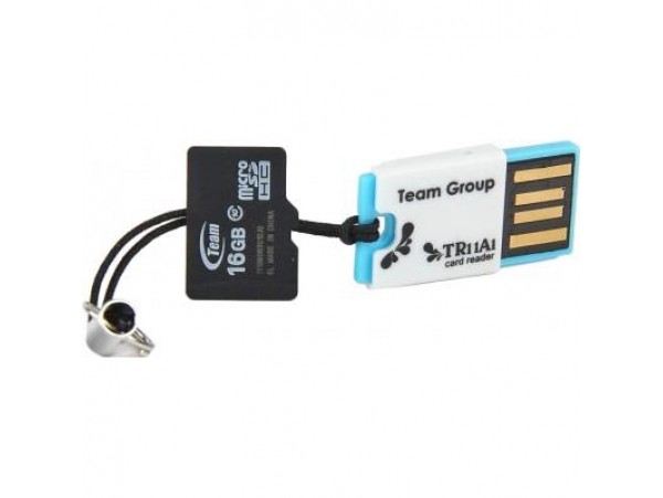 Карта памяти Team 16GB microSDHC Class 10 (TUSDH16GCL1005)