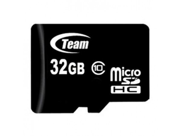 Карта памяти Team 32GB microSDHC Class 10 (TUSDH32GCL1005)