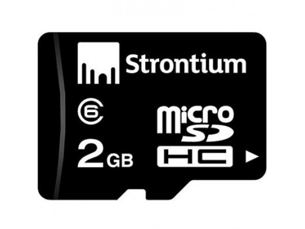 Карта памяти STRONTIUM Flash Miсro-SDHC memory card 2Gb (SR2GTFC6R)