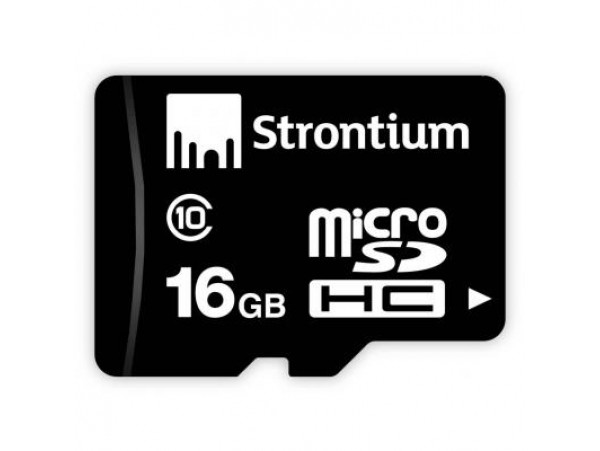 Карта памяти STRONTIUM Flash Miсro-SD memory card 16Gb Class 10 (SR16GTFC10R)