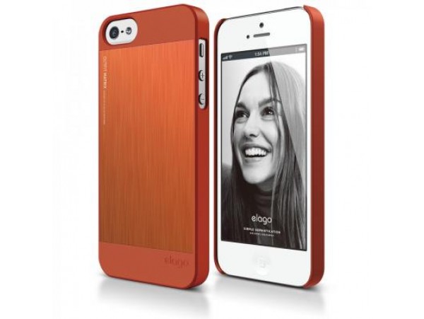 Чехол для моб. телефона ELAGO для iPhone 5 /Outfit MATRIX Aluminum/Orange (S5OFMX-OR-RT)