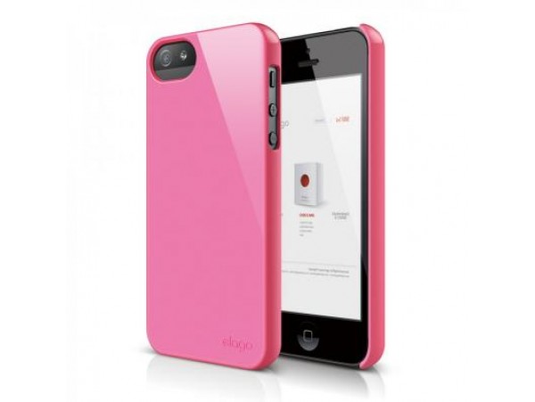 Чехол для моб. телефона ELAGO для iPhone 5 /Slim Fit 2 Glossy/Pink (ELS5SM2-UVHPK-RT)