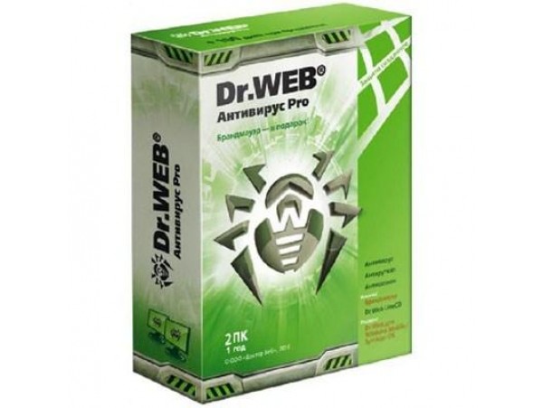 Программная продукция Dr. Web Anti-virus Pro (CBW-W12-0001-2)