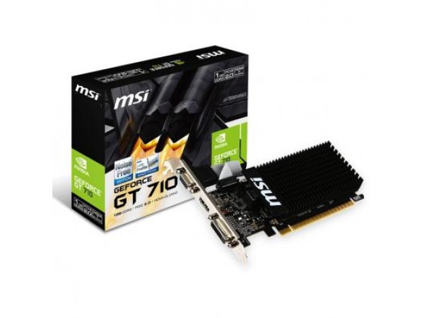 Видеокарта GeForce GT710 1024Mb MSI (GT 710 1GD3H LP)
