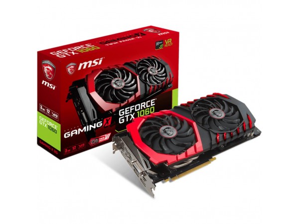 Видеокарта MSI GeForce GTX1060 3072Mb GAMING X (GTX 1060 GAMING X 3G)