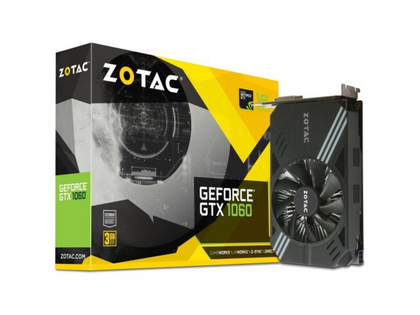 Видеокарта ZOTAC GeForce GTX1060 3072Mb MINI (ZT-P10610A-10L)