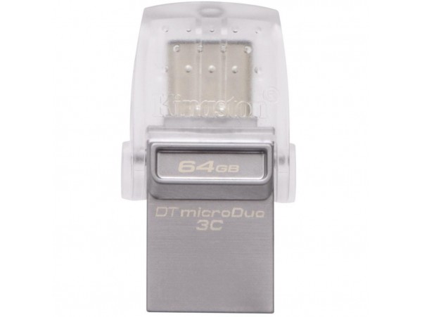 USB флеш накопитель Kingston 64GB DataTraveler microDuo 3C USB 3.1 (DTDUO3C/64GB)