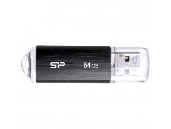 USB флеш накопитель Silicon Power 64GB Ultima U02 Black USB 2.0 (SP064GBUF2U02V1K)