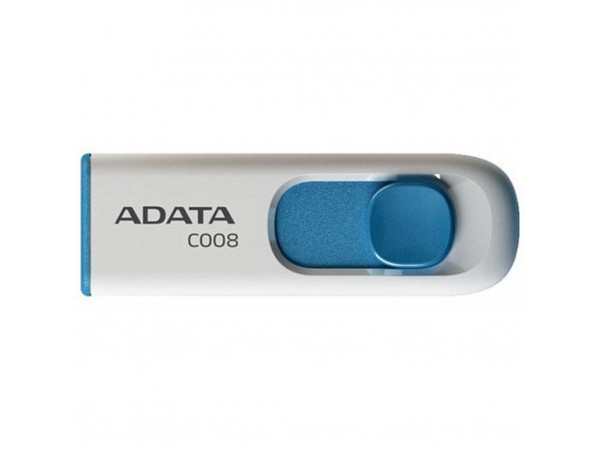 USB флеш накопитель A-DATA 32GB C008 White USB 2.0 (AC008-32G-RWE)