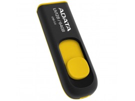 USB флеш накопитель A-DATA 64GB UV128 Black-Yellow USB 3.0 (AUV128-64G-RBY)