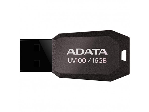 USB флеш накопитель A-DATA 16GB DashDrive UV100 Black USB 2.0 (AUV100-16G-RBK)