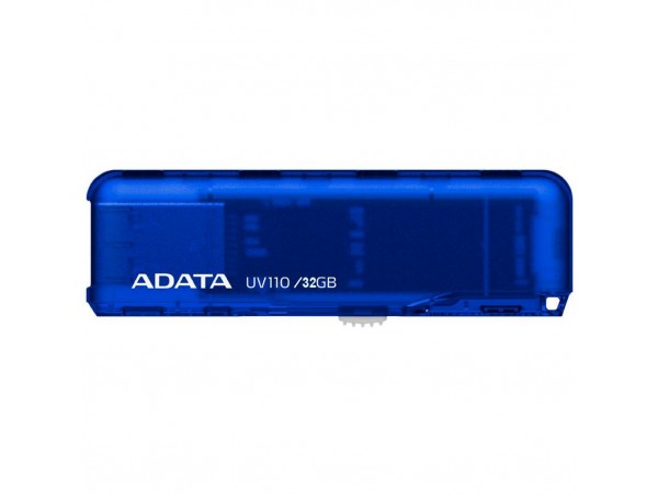 USB флеш накопитель A-DATA 32GB UV110 Blue USB 2.0 (AUV110-32G-RBL)