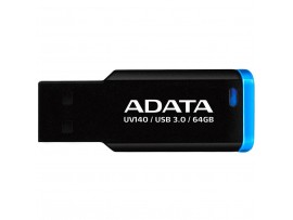 USB флеш накопитель A-DATA 64GB UV140 Black-Blue USB 3.0 (AUV140-64G-RBE)