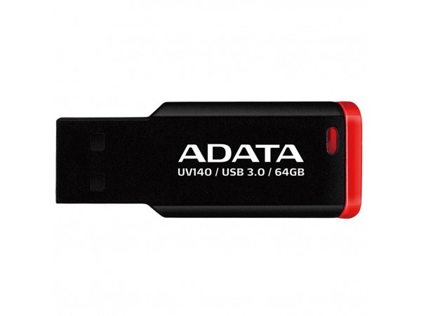 USB флеш накопитель A-DATA 64GB UV140 Black-Red USB 3.0 (AUV140-64G-RKD)