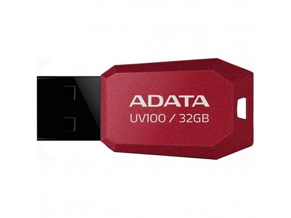 USB флеш накопитель A-DATA 32GB DashDrive UV100 Red USB 2.0 (AUV100-32G-RRD)