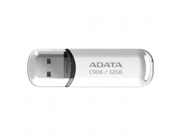 USB флеш накопитель A-DATA 32GB C906 White USB 2.0 (AC906-32G-RWH)