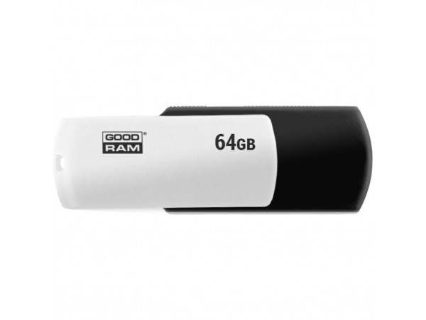 USB флеш накопитель GOODRAM 64GB UCO2 Colour Black&White USB 2.0 (UCO2-0640KWR11)