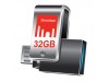 USB флеш накопитель STRONTIUM Flash 32GB Nitro Plus Silver OTG USB 3.0 (SR32GSLOTG1Z)