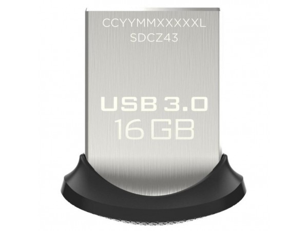 USB флеш накопитель SANDISK 16GB Ultra Fit USB 3.0 (SDCZ43-016G-GAM46)