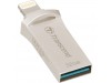 USB флеш накопитель Transcend 32GB JetDrive Go 500 Silver USB 3.1/Lightning (TS32GJDG500S)