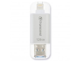 USB флеш накопитель Transcend 128GB JetDrive Go 300 Silver USB 3.1 (TS128GJDG300S)