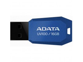 USB флеш накопитель A-DATA 16Gb UV100 Blue USB 2.0 (AUV100-16G-RBL)
