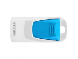 USB флеш накопитель SANDISK 16Gb Cruzer Edge White-Blue (SDCZ51W-016G-B35B)
