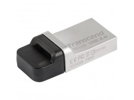 USB флеш накопитель Transcend 16GB JetFlash OTG 880 Metal Silver USB 3.0 (TS16GJF880S)