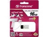 USB флеш накопитель Transcend 16GB JetFlash OTG 880 Metal Silver USB 3.0 (TS16GJF880S)