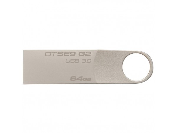 USB флеш накопитель Kingston 64GB DTSE9 G2 Metal Silver USB 3.0 (DTSE9G2/64GB)