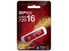 USB флеш накопитель Silicon Power 16Gb LuxMini 720 red winter edition (SP016GBUF2720V1R-LE)