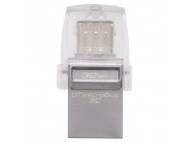 USB флеш накопитель Kingston 32GB DataTraveler microDuo 3C USB 3.1 (DTDUO3C/32GB)