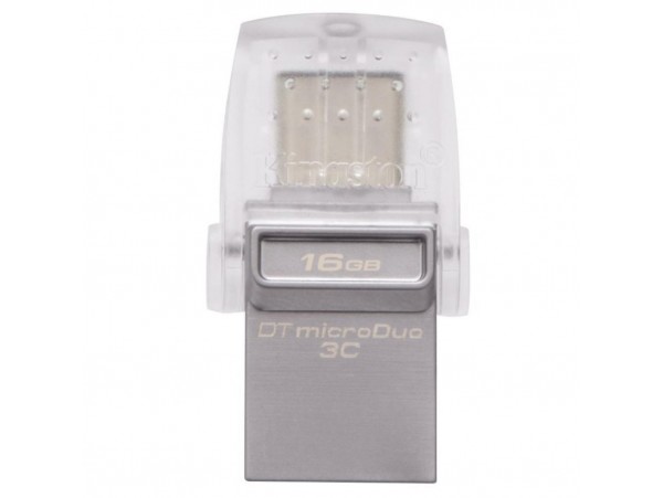 USB флеш накопитель Kingston 16GB DataTraveler microDuo 3C USB 3.1 (DTDUO3C/16GB)