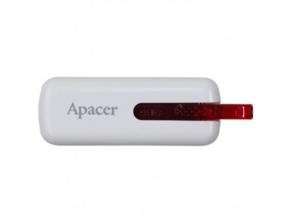 USB флеш накопитель 64GB AH326 White RP USB2.0 Apacer (AP64GAH326W-1)