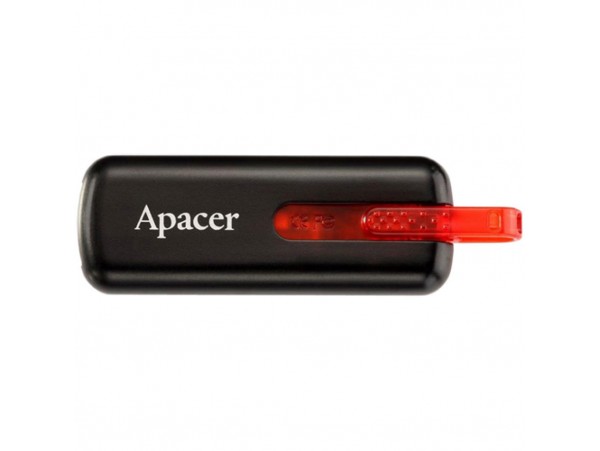 USB флеш накопитель 64GB AH326 Black RP USB2.0 Apacer (AP64GAH326B-1)