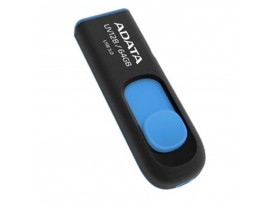 USB флеш накопитель A-DATA 64Gb UV128 black-blue USB 3.0 (AUV128-64G-RBE)