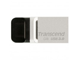 USB флеш накопитель Transcend 64GB JetFlash OTG 880 Metal Silver USB 3.0 (TS64GJF880S)