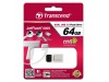 USB флеш накопитель Transcend 64GB JetFlash OTG 880 Metal Silver USB 3.0 (TS64GJF880S)