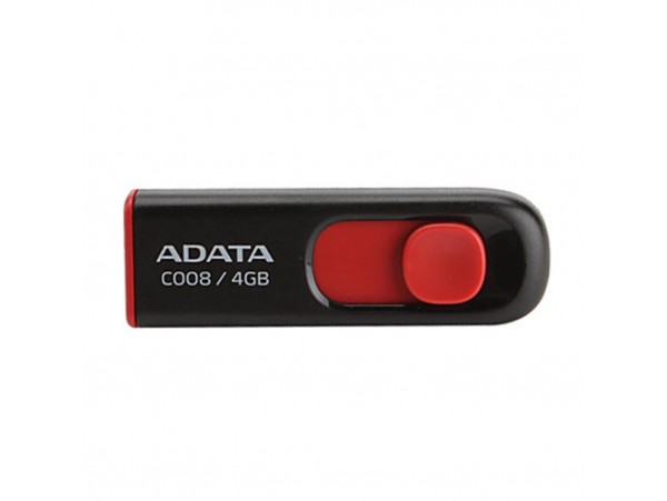 USB флеш накопитель A-DATA 4Gb C008 Black USB 2.0 (AC008-4G-RKD)