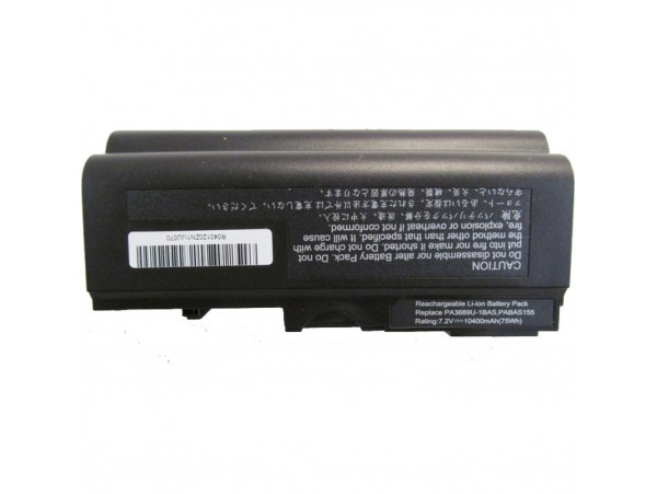 Аккумулятор для ноутбука Alsoft Toshiba PA3689U 10400mAh 8cell 7.2V Li-ion (A41413)