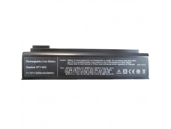 Аккумулятор для ноутбука Alsoft MSI BTY-M52 4400mAh 6cell 11.1V Li-ion (A41234)