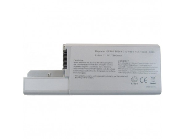 Аккумулятор для ноутбука Alsoft Dell Latitude D820 CF623 5200mAh 6cell 11.1V Li-ion (A41061)