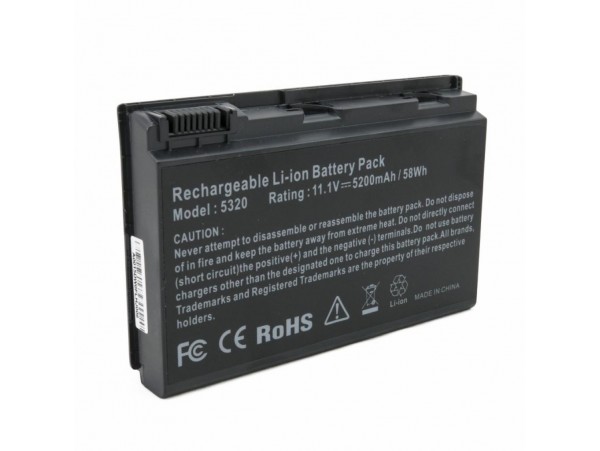 Аккумулятор для ноутбука Acer TravelMate 5320, 5200 mAh EXTRADIGITAL (BNA3909)